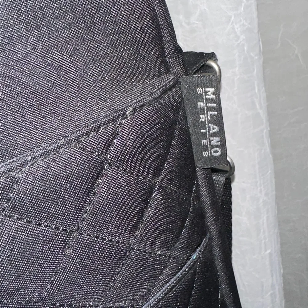 MILANO Series Black Padded Laptop Bag